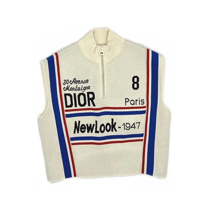 Dior Dior SS22 Striped Cropped Knit Top 0079 Size S / US 4 / IT 40 - 2 Thumbnail