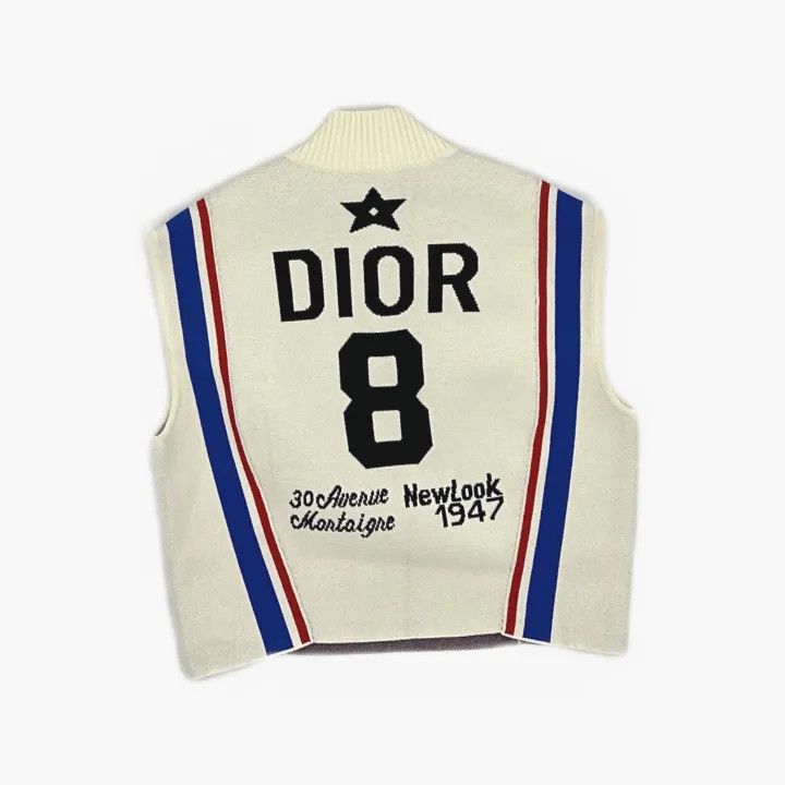 Dior Dior SS22 Striped Cropped Knit Top 0079 Size S / US 4 / IT 40 - 3 Thumbnail