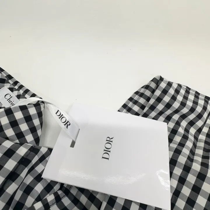 Dior Dior Casual Gingham Short Sleeve Dress 0079 Size S / US 4 / IT 40 - 6 Thumbnail