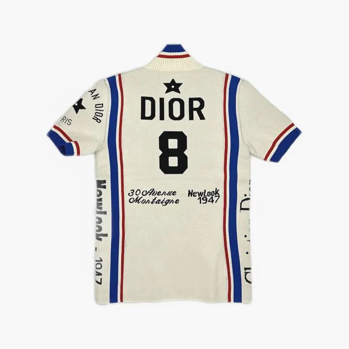 Dior Dior SS22 Striped Logo Knit Zip Top 0079 Size S / US 4 / IT 40 - 3 Thumbnail