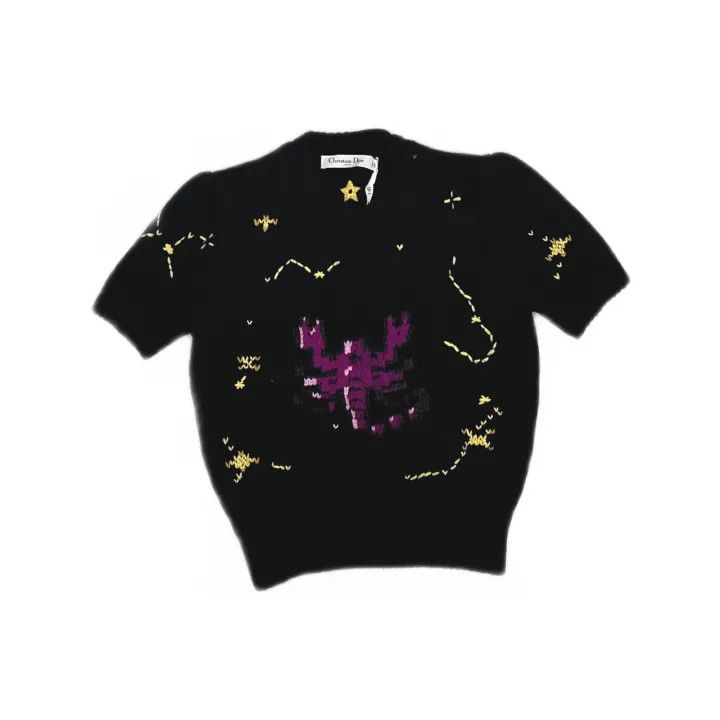 Dior Dior Black Scorpion Design Cashmere Sweater 0079 Size S / US 4 / IT 40 - 2 Thumbnail