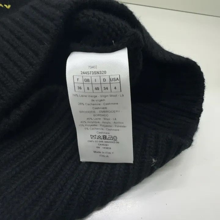 Dior Dior Black Scorpion Design Cashmere Sweater 0079 Size S / US 4 / IT 40 - 4 Thumbnail