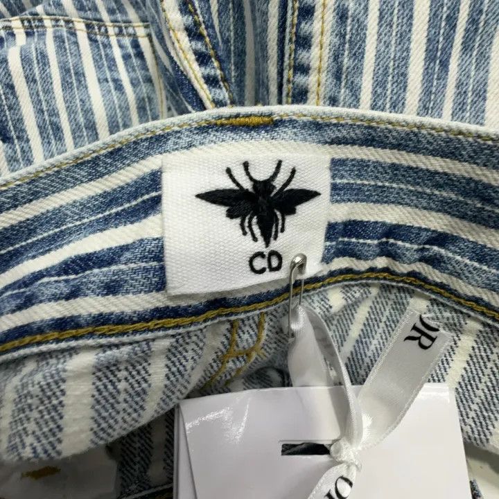 Dior Dior Blue Striped Straight Leg Jeans 0079 Size 36" / US 14 / IT 50 - 7 Thumbnail