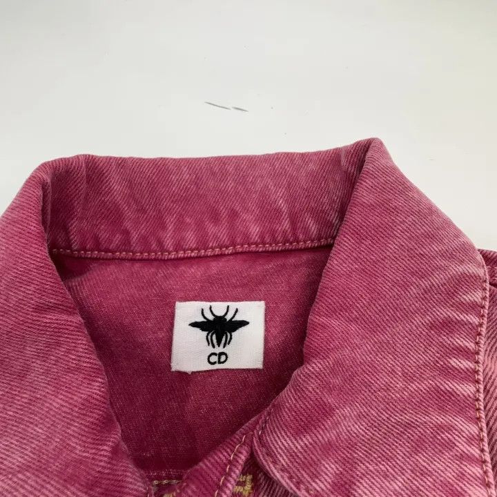 Dior Dior SS22 Pink Denim Sleeveless Jacket 0079 Size S / US 4 / IT 40 - 7 Thumbnail