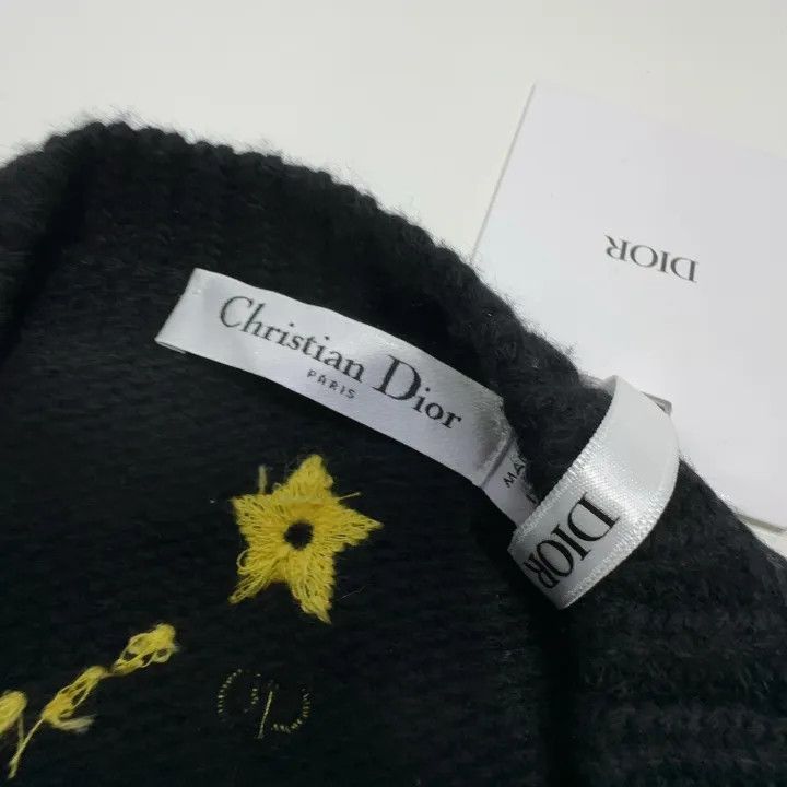 Dior Dior Black Knitted Zodiac Pattern Vest 0079 Size S / US 4 / IT 40 - 6 Thumbnail