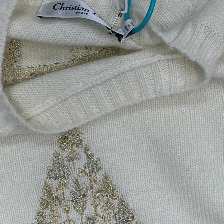 Dior Dior Embroidered Knit Cashmere Sweater 0079 Size S / US 4 / IT 40 - 5 Thumbnail