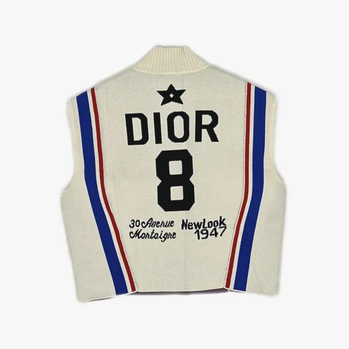 Dior Dior SS22 Striped Letter Print Cropped Top 0079 Size S / US 4 / IT 40 - 3 Thumbnail