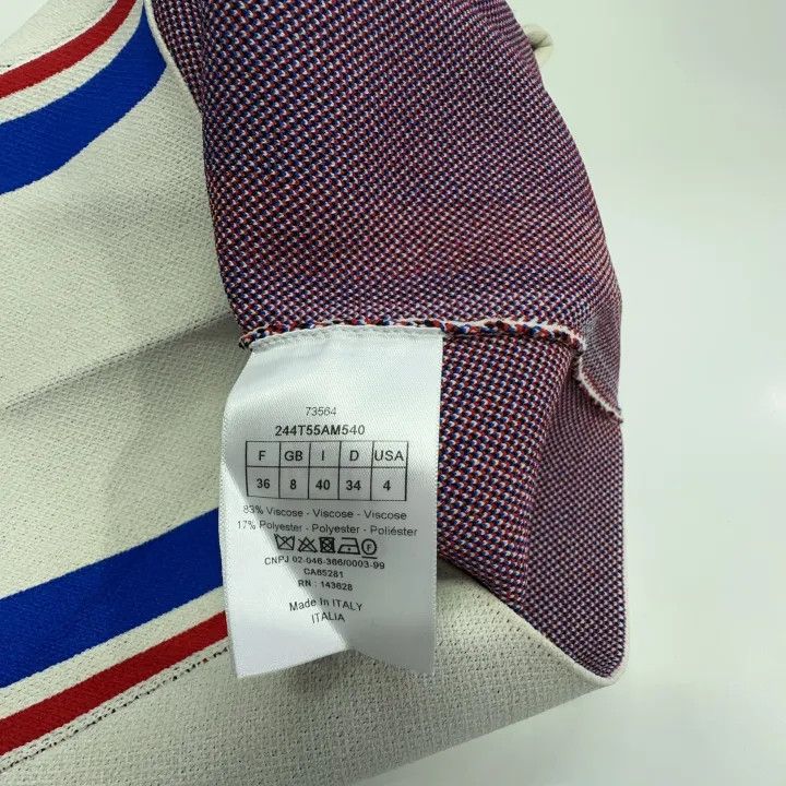 Dior Dior SS22 Striped Letter Print Cropped Top 0079 Size S / US 4 / IT 40 - 6 Thumbnail