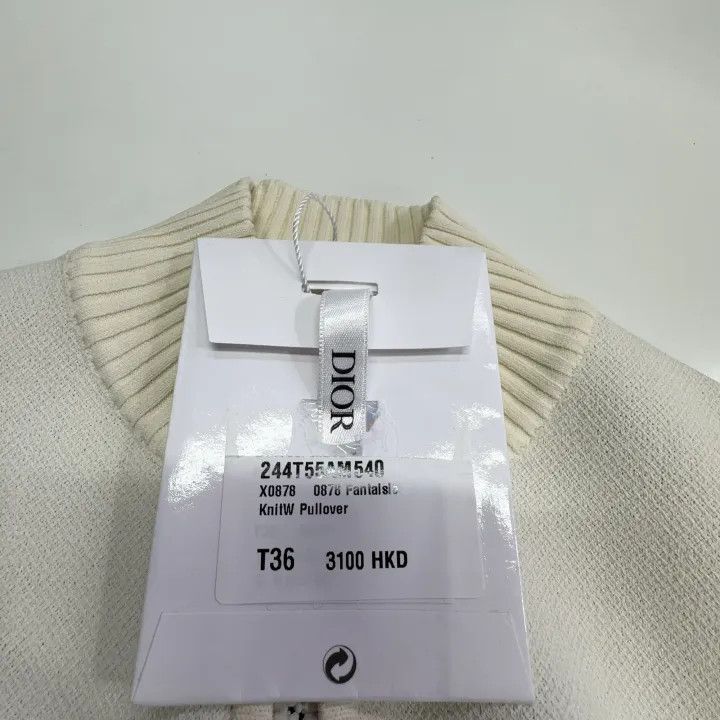 Dior Dior SS22 Striped Letter Print Cropped Top 0079 Size S / US 4 / IT 40 - 4 Thumbnail