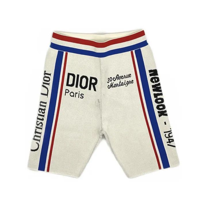 Dior Dior SS22 Striped Letter Print Casual Shorts 0079 Size 36" / US 14 / IT 50 - 2 Thumbnail