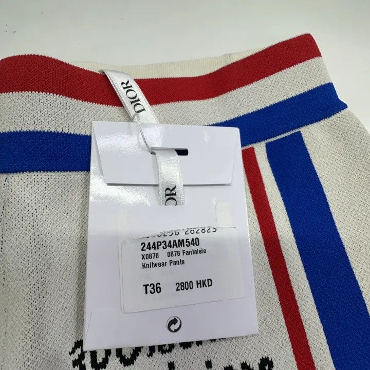 Dior Dior SS22 Striped Letter Print Casual Shorts 0079 Size 36" / US 14 / IT 50 - 5 Thumbnail