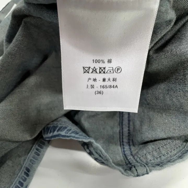 Dior Dior SS21 Navy Blue Denim Check Jacket 0079 Size S / US 4 / IT 40 - 4 Thumbnail