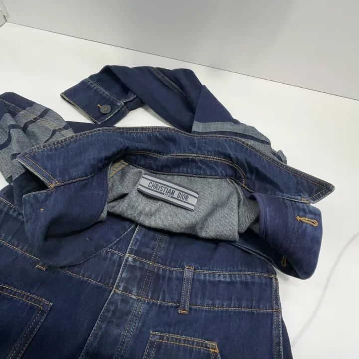 Dior Dior Casual Fashion Denim Jumpsuit 0079 Size 36" / US 14 / IT 50 - 8 Thumbnail