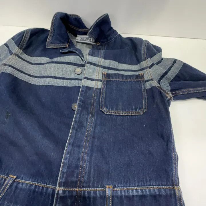 Dior Dior Casual Fashion Denim Jumpsuit 0079 Size 36" / US 14 / IT 50 - 10 Thumbnail