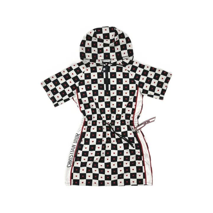 Dior Dior Hooded Short Sleeve Check Dress 0079 Size S / US 4 / IT 40 - 2 Thumbnail