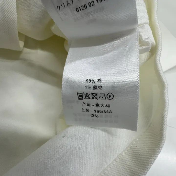 Dior Dior White Casual Short Sleeve Zip Shirt 0079 Size S / US 4 / IT 40 - 5 Thumbnail