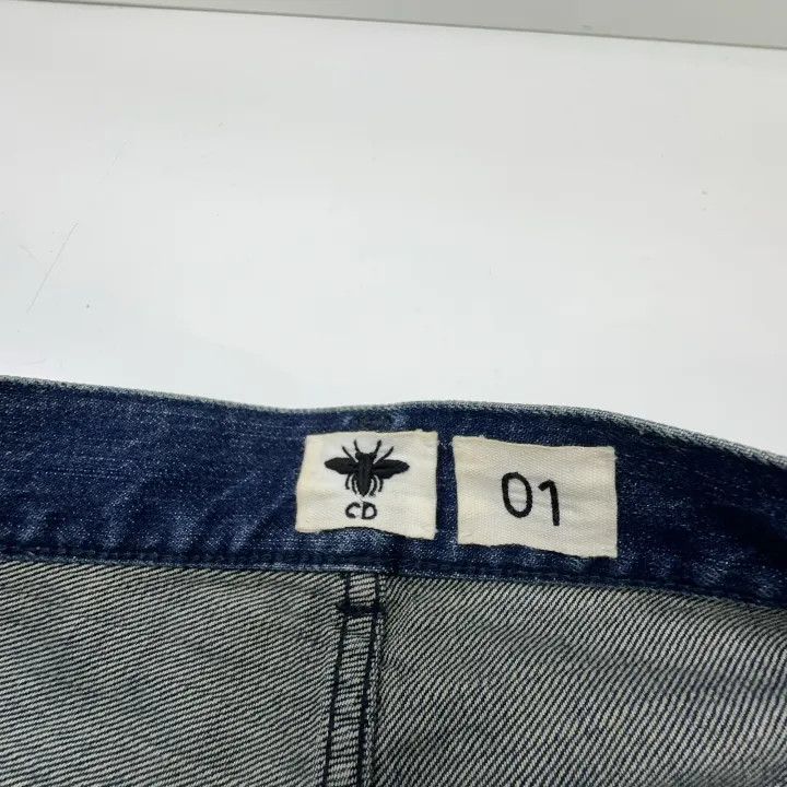 Dior Dior Women's Straight Denim Pants with Logo Detail 0079 Size 36" / US 14 / IT 50 - 4 Thumbnail