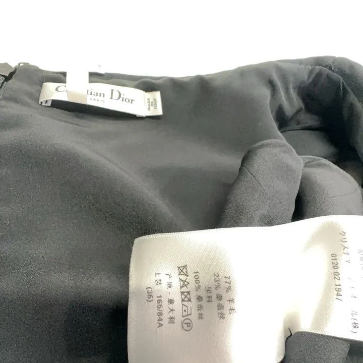 Dior Dior Black Solid Color Dress 0079 Size S / US 4 / IT 40 - 6 Thumbnail