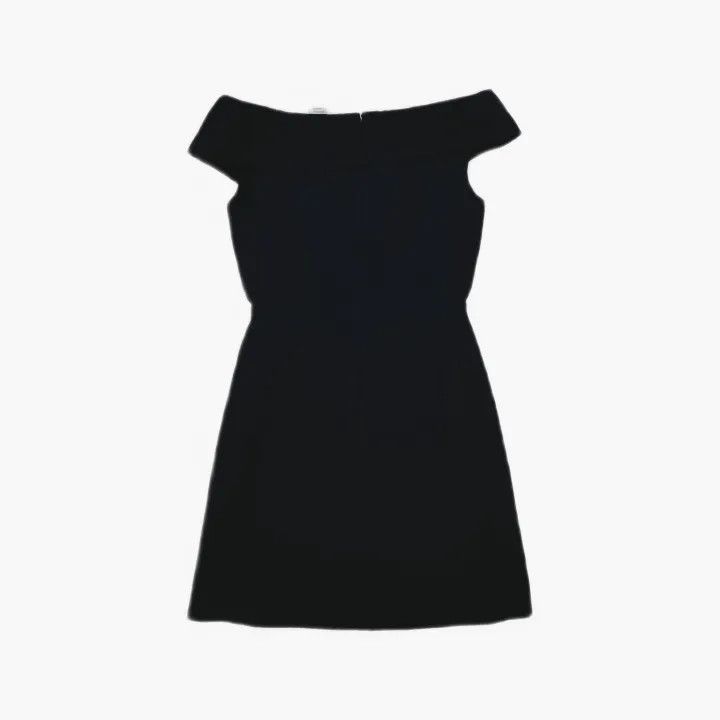 Dior Dior Black Solid Color Dress 0079 Size S / US 4 / IT 40 - 3 Thumbnail