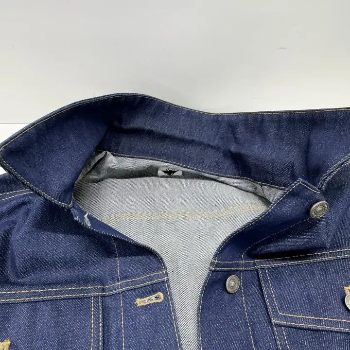 Dior Dior Blue Long Sleeve Denim Jacket 0079 Size S / US 4 / IT 40 - 6 Thumbnail
