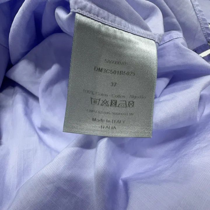 Dior Dior Casual Solid Long Sleeve Shirt 0079 Size M / US 6-8 / IT 42-44 - 4 Thumbnail