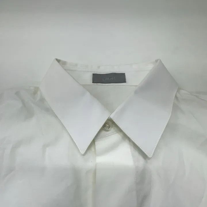 Dior Dior White Long Sleeve Embroidered Shirt 0079 Size S / US 4 / IT 40 - 6 Thumbnail