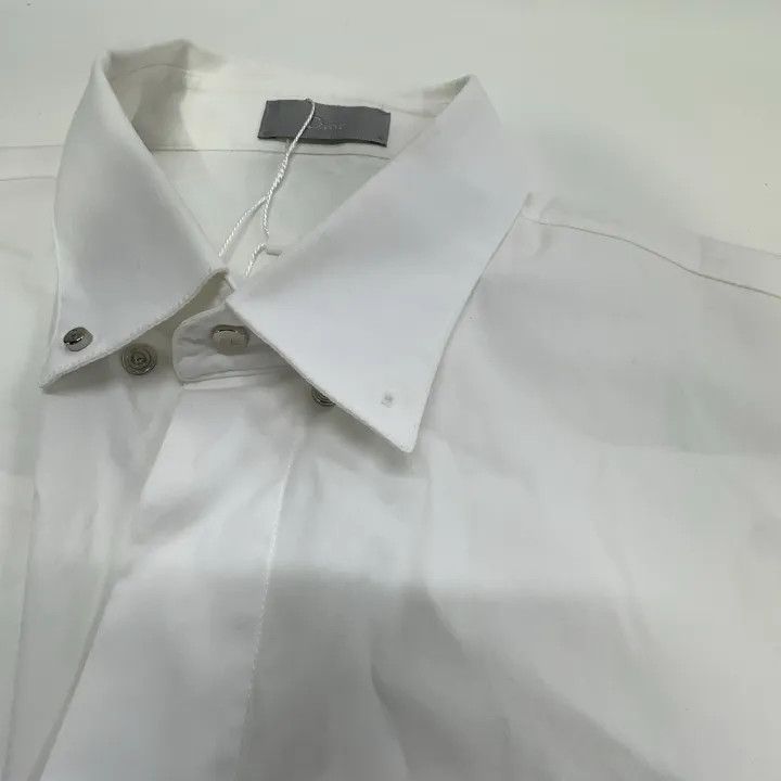 Dior Dior White Long Sleeve Button-Up Shirt 0079 Size S / US 4 / IT 40 - 7 Thumbnail