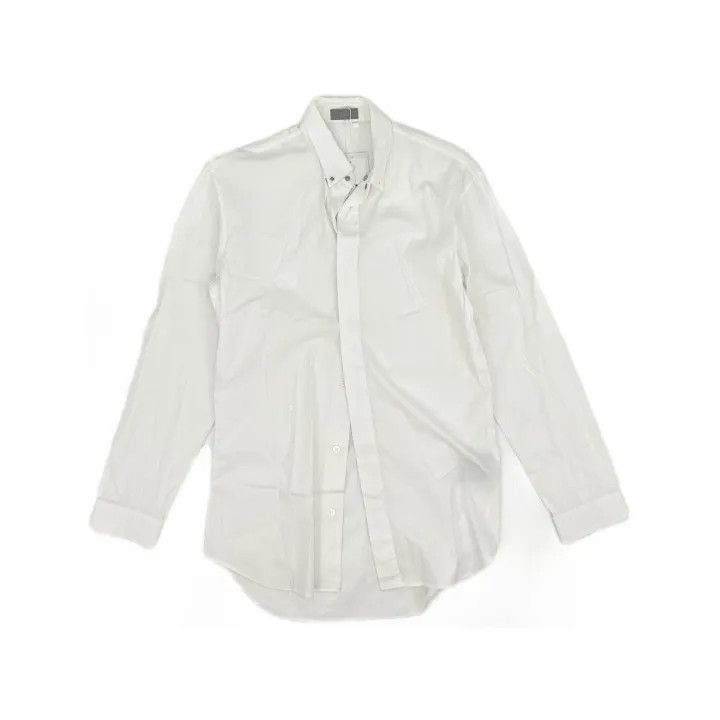 Dior Dior White Long Sleeve Button-Up Shirt 0079 Size S / US 4 / IT 40 - 2 Thumbnail