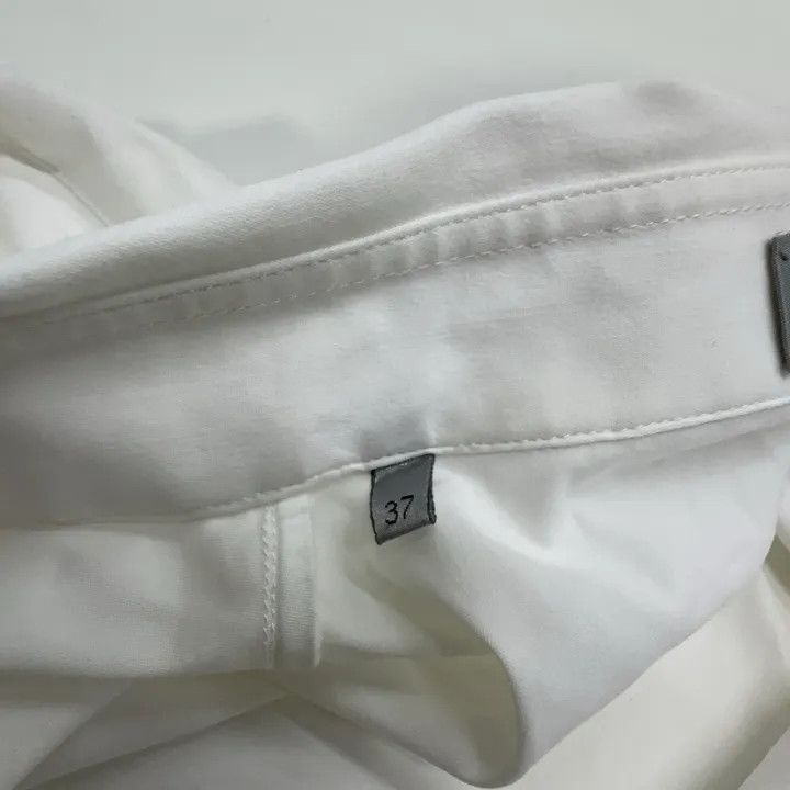 Dior Dior White Long Sleeve Button-Up Shirt 0079 Size S / US 4 / IT 40 - 6 Thumbnail