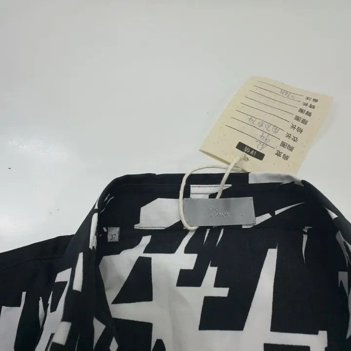 Dior Dior Black and White Pattern Long Sleeve Shirt 0079 Size M / US 6-8 / IT 42-44 - 5 Thumbnail