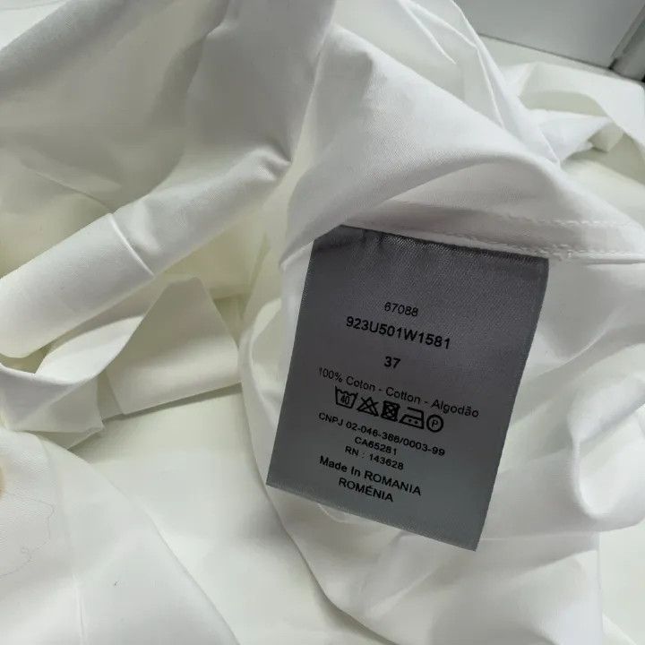Dior Dior Casual White Long Sleeve Shirt 0079 Size XS / US 0-2 / IT 36-38 - 5 Thumbnail