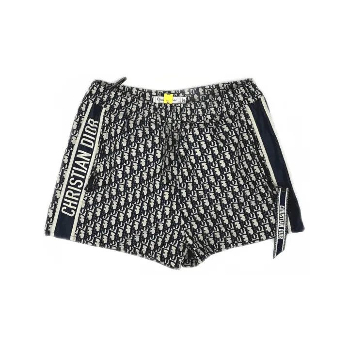 Dior Dior SS21 Oblique Print Tech Taffeta Shorts 0079 Size 38" / US 16 / IT 52 - 2 Thumbnail