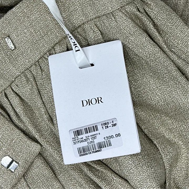 Dior Dior Casual Mid-Length Beige Skirt 0079 Size 23" - 4 Thumbnail