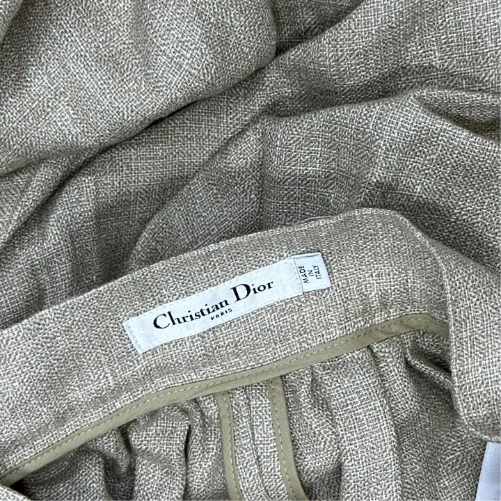 Dior Dior Casual Mid-Length Beige Skirt 0079 Size 23" - 3 Thumbnail