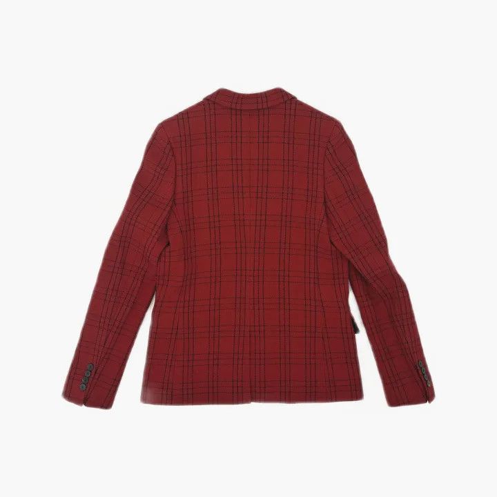 Dior Dior Red Plaid Long Sleeve Jacket 0079 Size M / US 6-8 / IT 42-44 - 3 Thumbnail