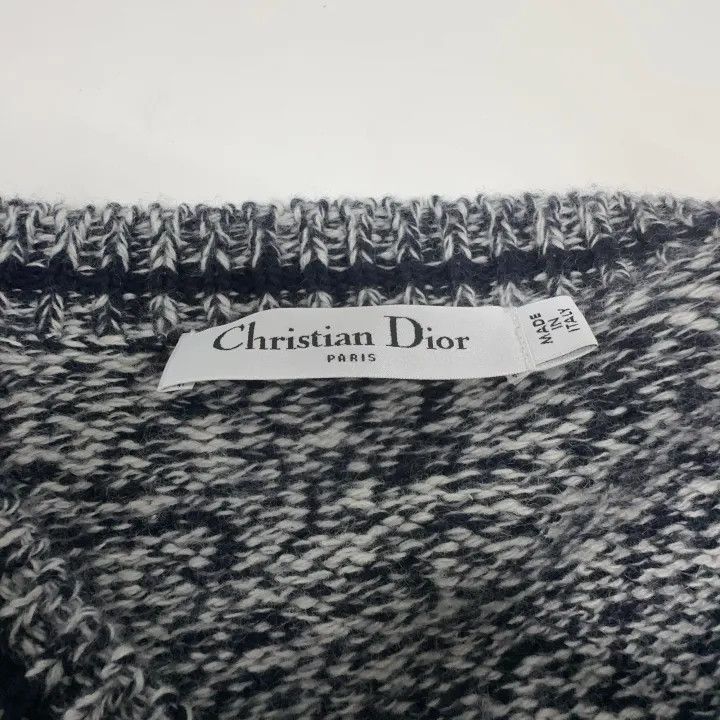 Dior Dior Wool V-Neck Knit Sweater 0079 Size M / US 6-8 / IT 42-44 - 4 Thumbnail