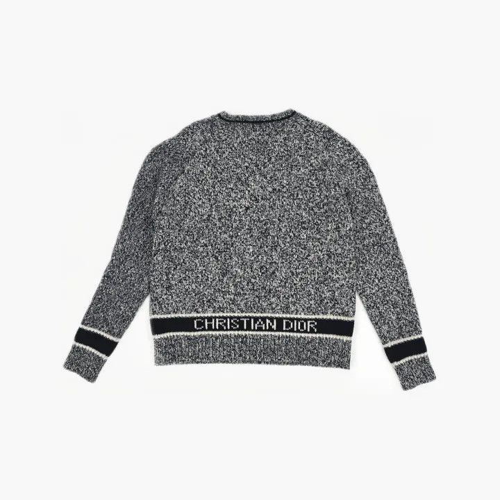 Dior Dior Wool V-Neck Knit Sweater 0079 Size M / US 6-8 / IT 42-44 - 3 Thumbnail