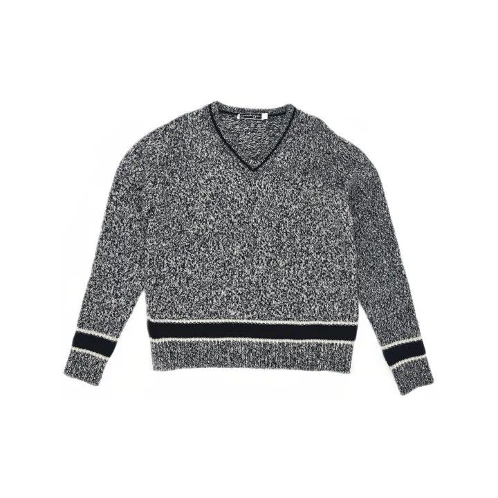 Dior Dior Wool V-Neck Knit Sweater 0079 Size M / US 6-8 / IT 42-44 - 2 Thumbnail