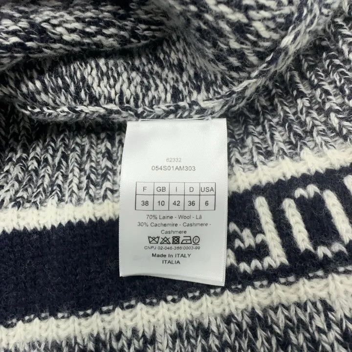 Dior Dior Wool V-Neck Knit Sweater 0079 Size M / US 6-8 / IT 42-44 - 5 Thumbnail