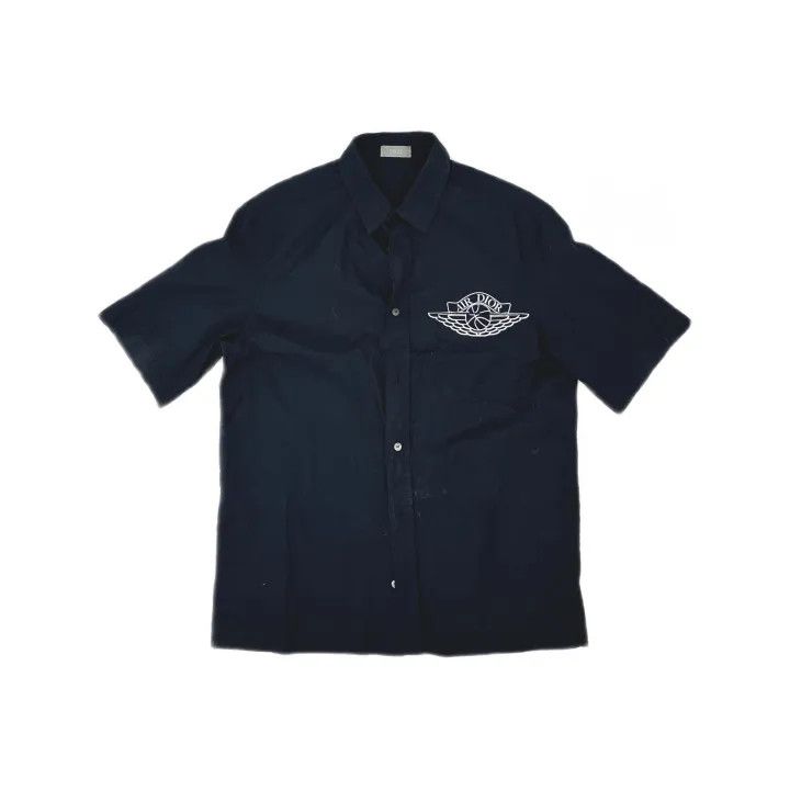Dior Dior x Jordan Short Sleeve Shirt 0079 Size M / US 6-8 / IT 42-44 - 2 Thumbnail