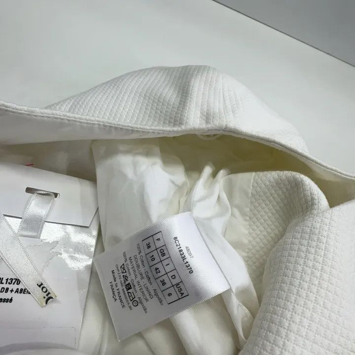 Dior Dior Embroidered Off-Shoulder Double Breasted Dress 0079 Size M / US 6-8 / IT 42-44 - 7 Thumbnail