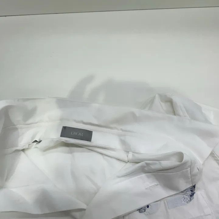 Dior Dior Long Sleeve White Shirt with Logo 0079 Size M / US 6-8 / IT 42-44 - 6 Thumbnail