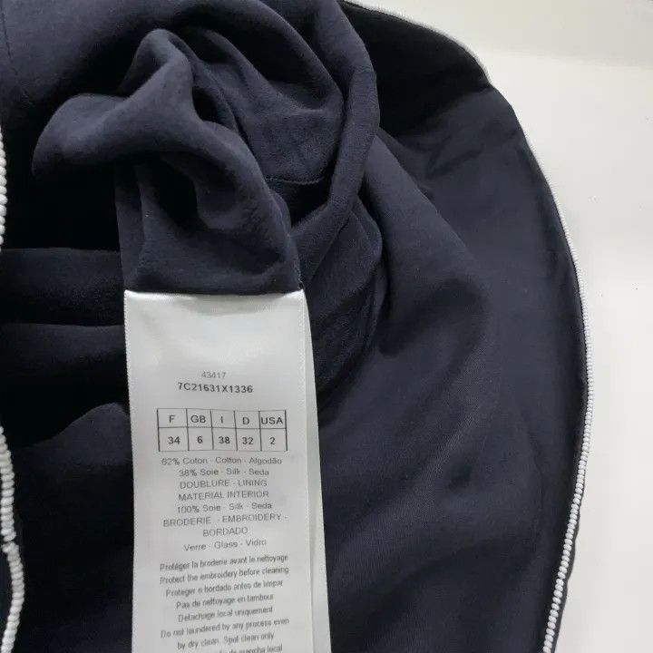 Dior Dior Short Sleeve Embroidered Dress for Women 0079 Size M / US 6-8 / IT 42-44 - 4 Thumbnail