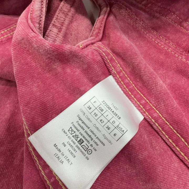 Dior Dior SS22 Pink Sleeveless Denim Jacket 0079 Size M / US 6-8 / IT 42-44 - 5 Thumbnail