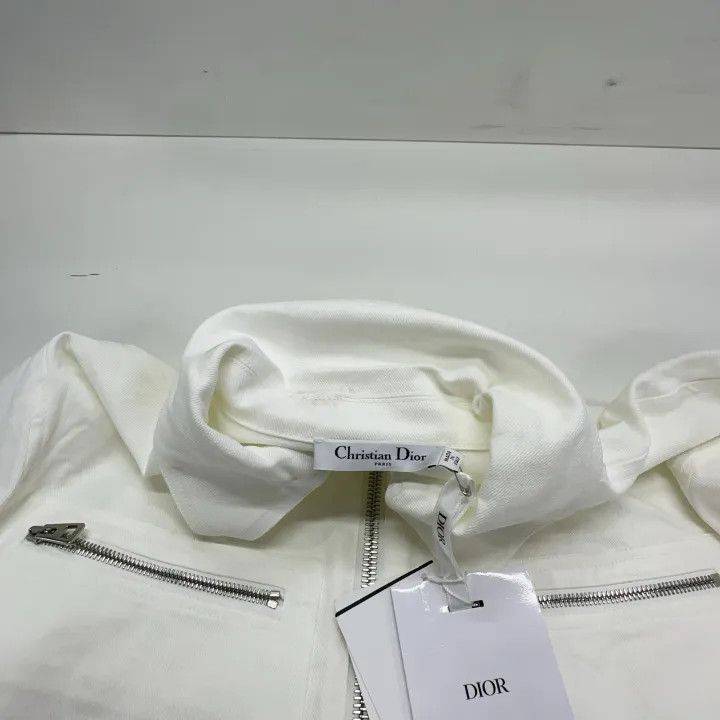 Dior Dior White Casual Zip Collar Shirt 0079 Size M / US 6-8 / IT 42-44 - 8 Thumbnail