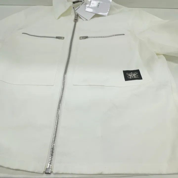 Dior Dior White Casual Zip Collar Shirt 0079 Size M / US 6-8 / IT 42-44 - 9 Thumbnail