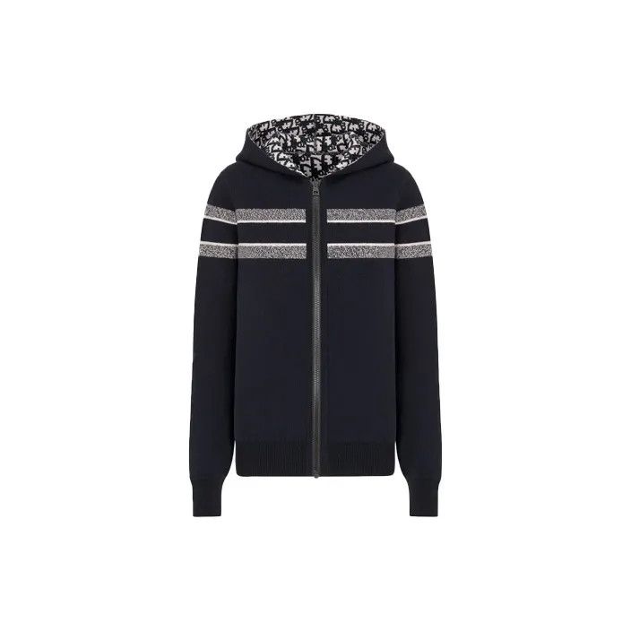 Dior Dior Reversible Logo Hooded Sweatshirt for Women 0079 Size M / US 6-8 / IT 42-44 - 2 Thumbnail
