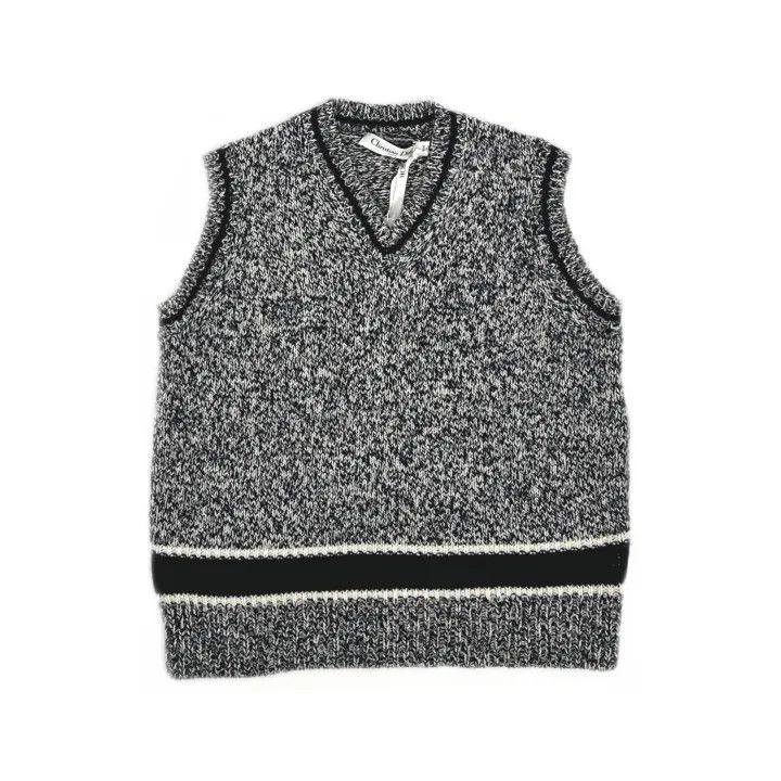Dior Dior Sleeveless V-Neck Knit Top for Women 0079 Size S / US 4 / IT 40 - 2 Thumbnail