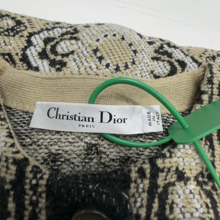 Dior Dior Floral Embroidered Short Sleeve Knit Top 0079 Size M / US 6-8 / IT 42-44 - 2 Thumbnail