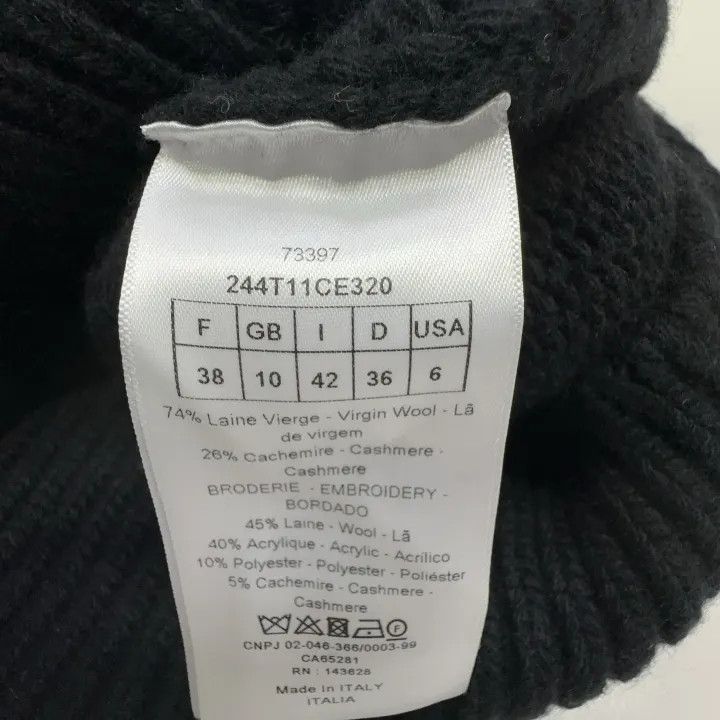 Dior Dior Women's Black Zodiac Pattern Knit Vest 0079 Size M / US 6-8 / IT 42-44 - 4 Thumbnail